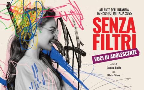copertina dell’Atlante dell’infanzia (a rischio) in Italia 2025