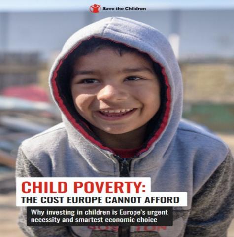 copertina del rapporto Child Poverty: The Cost Europe Cannot Afford