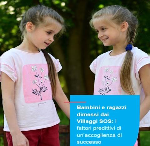copertina della ricerca Bambini e ragazzi dimessi dai Villaggi SOS: i fattori predittivi di un’accoglienza di successo