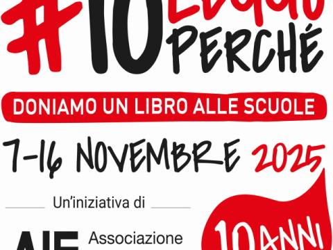 logo di #ioleggoperché 2025