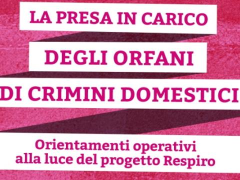 copertina del documento La presa in carico degli orfani di crimini domestici