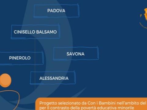 locandina del progetto Navigazioni – mappe, strumenti, esperienze con giovani a rischio devianza o autori di reati, famiglie, comunità