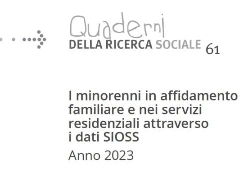 copertina del numero 61 della collana Quaderni della ricerca sociale