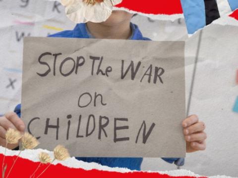 copertina del rapporto Stop the War on Children. Pathways to Peace
