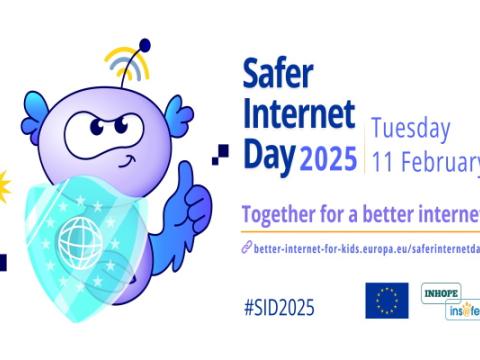 locandina del Safer Internet Day 2025